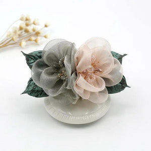 Flower Shape Spring Clip Hairpin Ponytail