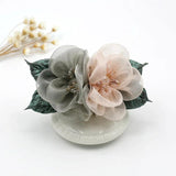 Flower Shape Spring Clip Hairpin Ponytail