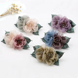 Flower Shape Spring Clip Hairpin Ponytail