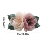 Flower Shape Spring Clip Hairpin Ponytail
