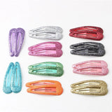 20Pcs Shining Hair Accessories Candy Powder Hairclip Barrettes Hair Clips