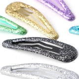 20Pcs Shining Hair Accessories Candy Powder Hairclip Barrettes Hair Clips