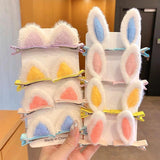 Bunny Cat Ears Hair Clips Kids Girls Bangs Hairpins Hair Accessories