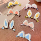 Bunny Cat Ears Hair Clips Kids Girls Bangs Hairpins Hair Accessories