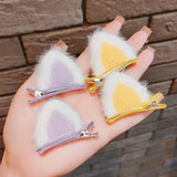 Bunny Cat Ears Hair Clips Kids Girls Bangs Hairpins Hair Accessories