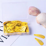 50Pcs/Set Solid Candy Hair Clip Dripping Hairpin Barrette Headdress