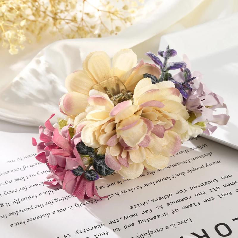 Large Flower Hair Clip for Thick Hair Women Hair Accessories