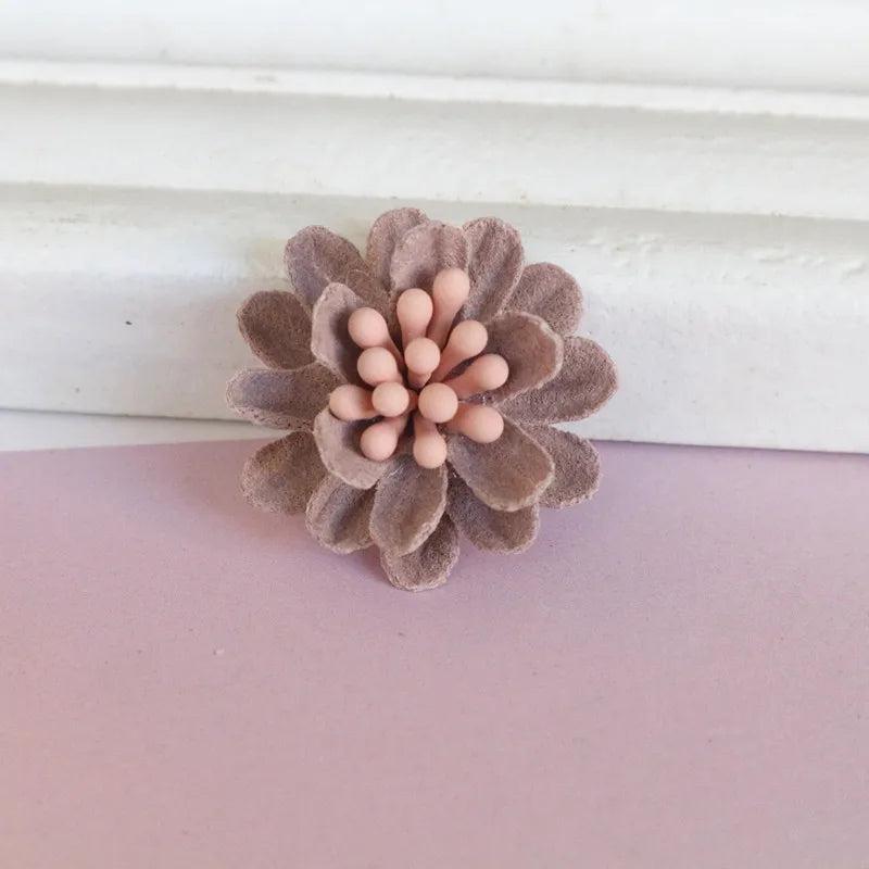 10PCS Mini Colorful Artificial Flower Heads DIY Clothing Hats Shoes Decor