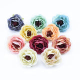 50/100 Mini Silk Rose Flower Wall DIY Candy Box Wedding Home Decor
