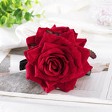 Cloth Rose Flower Hair Claw Women Hair Clip Crab Clamp Headwear