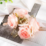 Cloth Rose Flower Hair Claw Women Hair Clip Crab Clamp Headwear