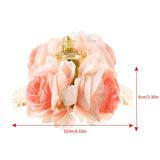 Cloth Rose Flower Hair Claw Women Hair Clip Crab Clamp Headwear