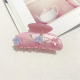 Korea INS Colorful Rhinestone Flower Hair Claws for Women