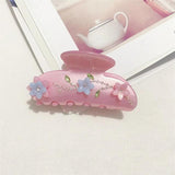 Korea INS Colorful Rhinestone Flower Hair Claws for Women
