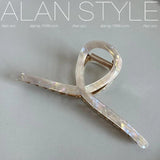 Acetate Alloy Large Hair Claw Shark Clip Girl Headwear