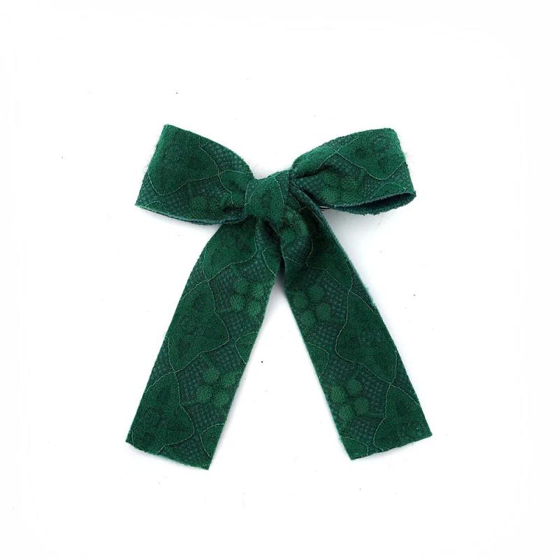 Plush Lace Tape Hair Bows Hairpins Girls Duckbilled Hair Clips Barrettes Clip