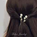 Flower Opal Pearl Hairpins Girls Hair Clips Barrettes Accessories