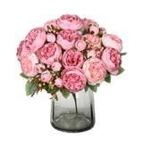 Artificial Flowers Silk Peony for Home Wedding Party Decor