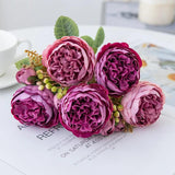 Artificial Flowers Silk Peony for Home Wedding Party Decor