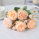 Artificial Flowers Silk Peony for Home Wedding Party Decor
