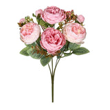 Artificial Flowers Silk Peony for Home Wedding Party Decor