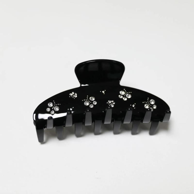 Zircon Butterfly Hair Clip Claw Acetate Shark Barrette Clamp