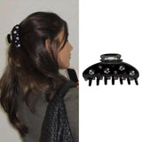Zircon Butterfly Hair Clip Claw Acetate Shark Barrette Clamp