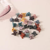Bright Face Women Small Paw Clip Headwear Mini Hair Clip Girl Bangs