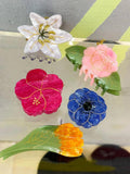 Oversize Floral Crab Claw Clip Hair Accessory for Women