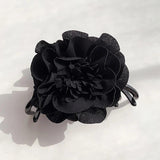 Chiffon Flower Hair Claw Clip Hair Accessories Women Big Floral Hair Clamp