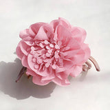 Chiffon Flower Hair Claw Clip Hair Accessories Women Big Floral Hair Clamp