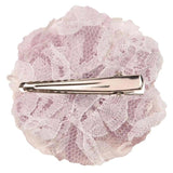 10PCS 2.2in Lace Flowers Hair Clips Bows for Corsage Headband Supplies