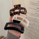 Acetate Large Plate Hair Claw Hair Accessories Women Back Head Clip