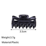 Brown Butterfly Hair Claw Clip for Women Hair Accessories