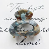 Leopard Hair Clip for Women Girls Hair Claw Barrettes