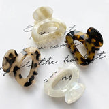 Leopard Hair Clip for Women Girls Hair Claw Barrettes