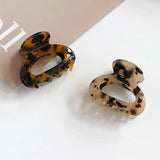 Leopard Hair Clip for Women Girls Hair Claw Barrettes