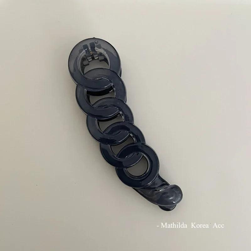 Acrylic Ponytail Hair Clip for Women Girls Hair Claw Barrettes