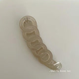 Acrylic Ponytail Hair Clip for Women Girls Hair Claw Barrettes