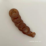 Acrylic Ponytail Hair Clip for Women Girls Hair Claw Barrettes