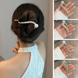 Sweet Pearl Hair Clip Women Girls Barrette Hair Pins Ponytail Hair Accessories