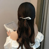 Sweet Pearl Hair Clip Women Girls Barrette Hair Pins Ponytail Hair Accessories