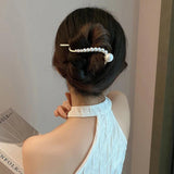 Sweet Pearl Hair Clip Women Girls Barrette Hair Pins Ponytail Hair Accessories