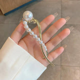 Sweet Pearl Hair Clip Women Girls Barrette Hair Pins Ponytail Hair Accessories