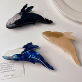 Cartoon Animal Whale Acetate Hair Clip Claw Shark Clip Hair Accessories