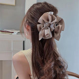 Fabric Bows Large Hair Claws Hair Accessories For Women