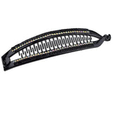 Rhinestone Long Barrettes Hair Clips Women Accessories Hairpins Banana Hairclip