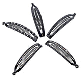 Rhinestone Long Barrettes Hair Clips Women Accessories Hairpins Banana Hairclip