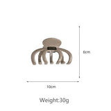 Acrylic Hair Clips Women Ponytail Holder Hairpins Hairgrips Barrette
