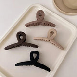 Suede Cross Hair Claw Barrettes for Women Girl